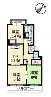クレアシオン児玉【3階】の間取り