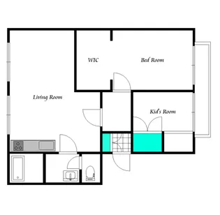 サンビレッジ【2階】の間取り