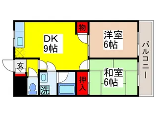 アブニ-ルサクマ【1階】の間取り