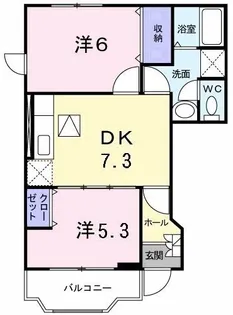 クレストールS・S・K・II【1階】の間取り