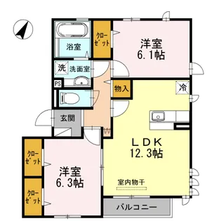 プリメーロ【2階】の間取り