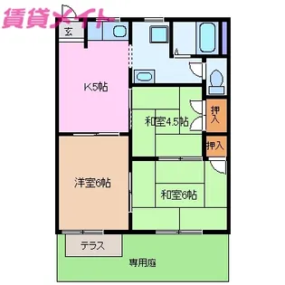 ファミール本郷 B棟【1階】の間取り