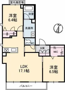ベレオ京山【3階】の間取り