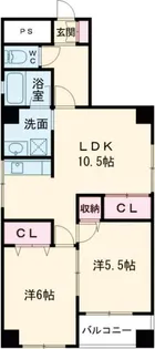 ローズガーデン【3階】の間取り