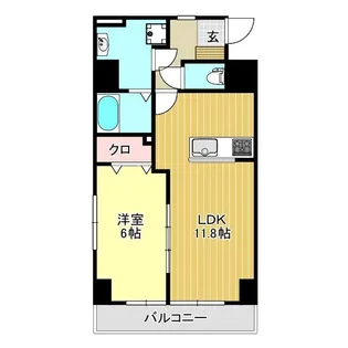 ヴィガラス【1階】の間取り