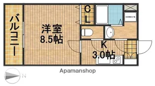 ミルフォード【4階】の間取り
