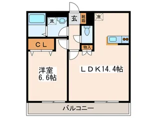 グランツ鴨居II【2階】の間取り