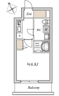 LIME RESIDENCE HIGASHINAKAYAMA【5階】の間取り