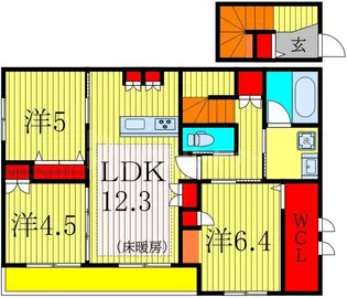 フェリス【1階】の間取り