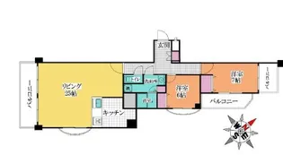 虎ノ門ガーデン【3階】の間取り