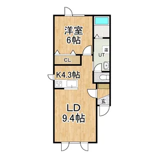 フェリジータI【2階】の間取り