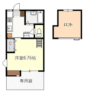 メゾンアンフィニー【1階】の間取り