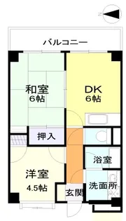 エステート川口【2階】の間取り