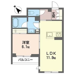 ブルーム ステージ【2階】の間取り