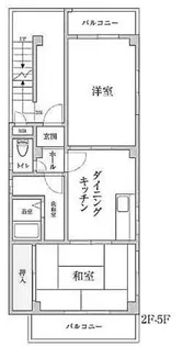 丸竹第二ビル【2階】の間取り