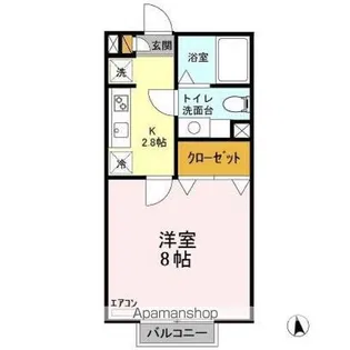 COZY VILLA【2階】の間取り
