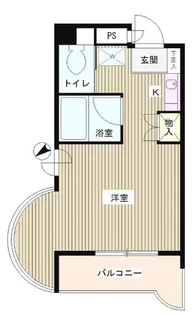 エステージ西調布B i【2階】の間取り