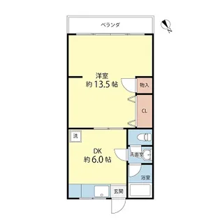 サンフラワー南品川【5階】の間取り