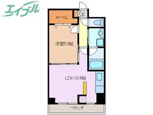 四日市エンブルコート【6階】の間取り