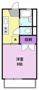 ウッディーハイツ【1階】の間取り