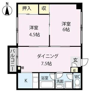 ハイネス星川堀口第一ビル【3階】の間取り
