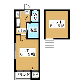 メゾン・ド・アイ【1階】の間取り