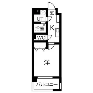 BlueWing鯉江本町【1階】の間取り