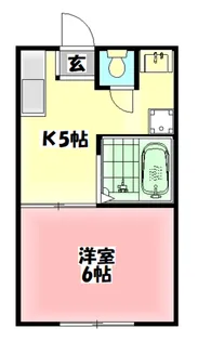 ペントハウス馬場町【5階】の間取り