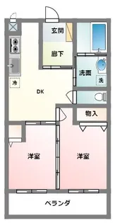 エリスリーナ【3階】の間取り