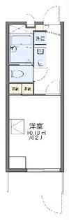 レオパレスプレステージ三津屋【1階】の間取り