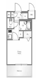 ガラ・ステーション木場【8階】の間取り