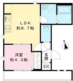 メゾン ケヤキ【2階】の間取り