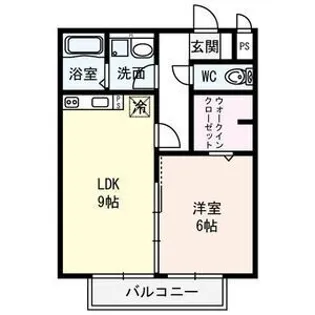 セジュールコウハナ A棟 A【1階】の間取り
