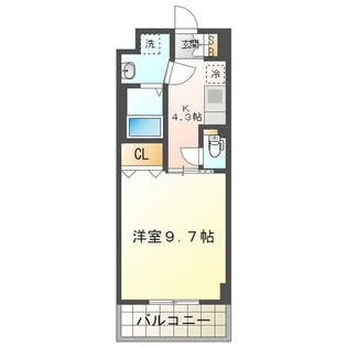 フローラル堀木【5階】の間取り