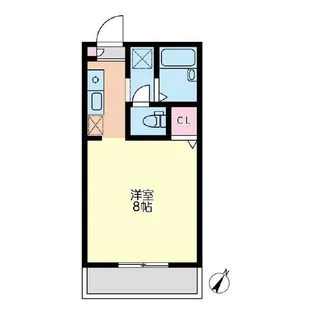 コルソ・カナーレ【1階】の間取り