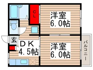 メゾントヨタホーム【1階】の間取り