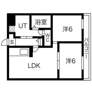 ハイツヨシダ【3階】の間取り