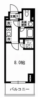 レジディア杉並方南町【2階】の間取り