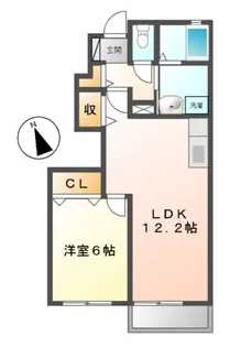 アルカンシエル【1階】の間取り