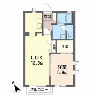 パルモ【1階】の間取り