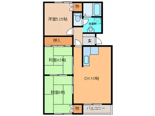 ロイヤルハイツ【3階】の間取り