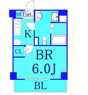 キュリオシティ横濱弘明寺【7階】の間取り