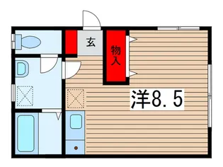 ハイツ酒井【1階】の間取り