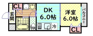 アンシャンテ中百舌鳥【3階】の間取り