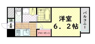 エスリード大阪リブレ【5階】の間取り