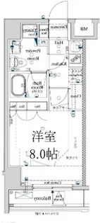 スクエアシティ西台AZ【4階】の間取り