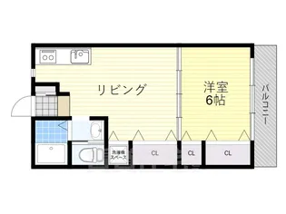 ヴィラ春日【6階】の間取り