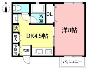 ラメゾン・ブランシュ【2階】の間取り