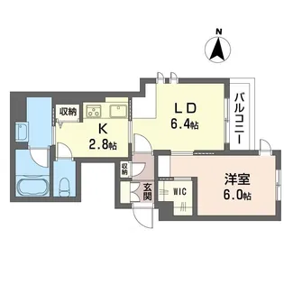 パークヒルズ平和の森【2階】の間取り