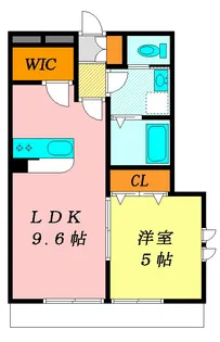 エストAK V【1階】の間取り
